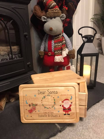 Image of Personalised Christmas Eve Santa Platter/Board
